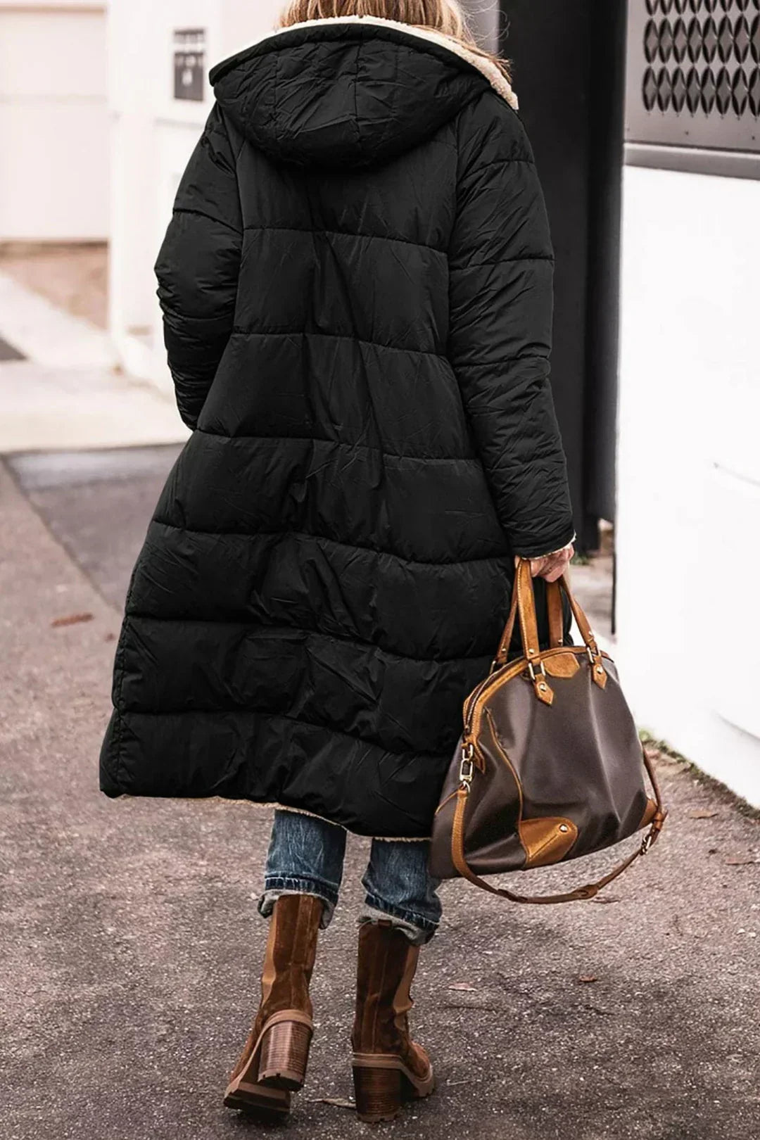 Marielle – Reversible Long Winter Jacket