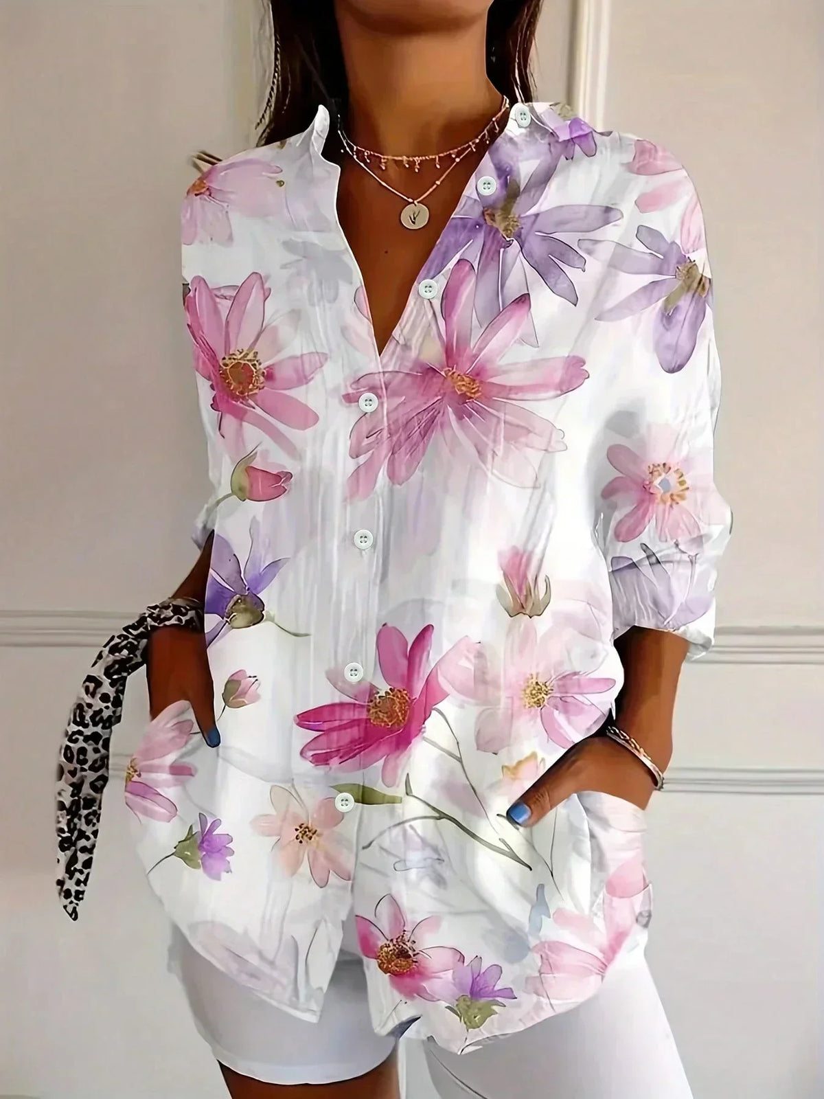 Alerry - Colorful Pattern Blouse