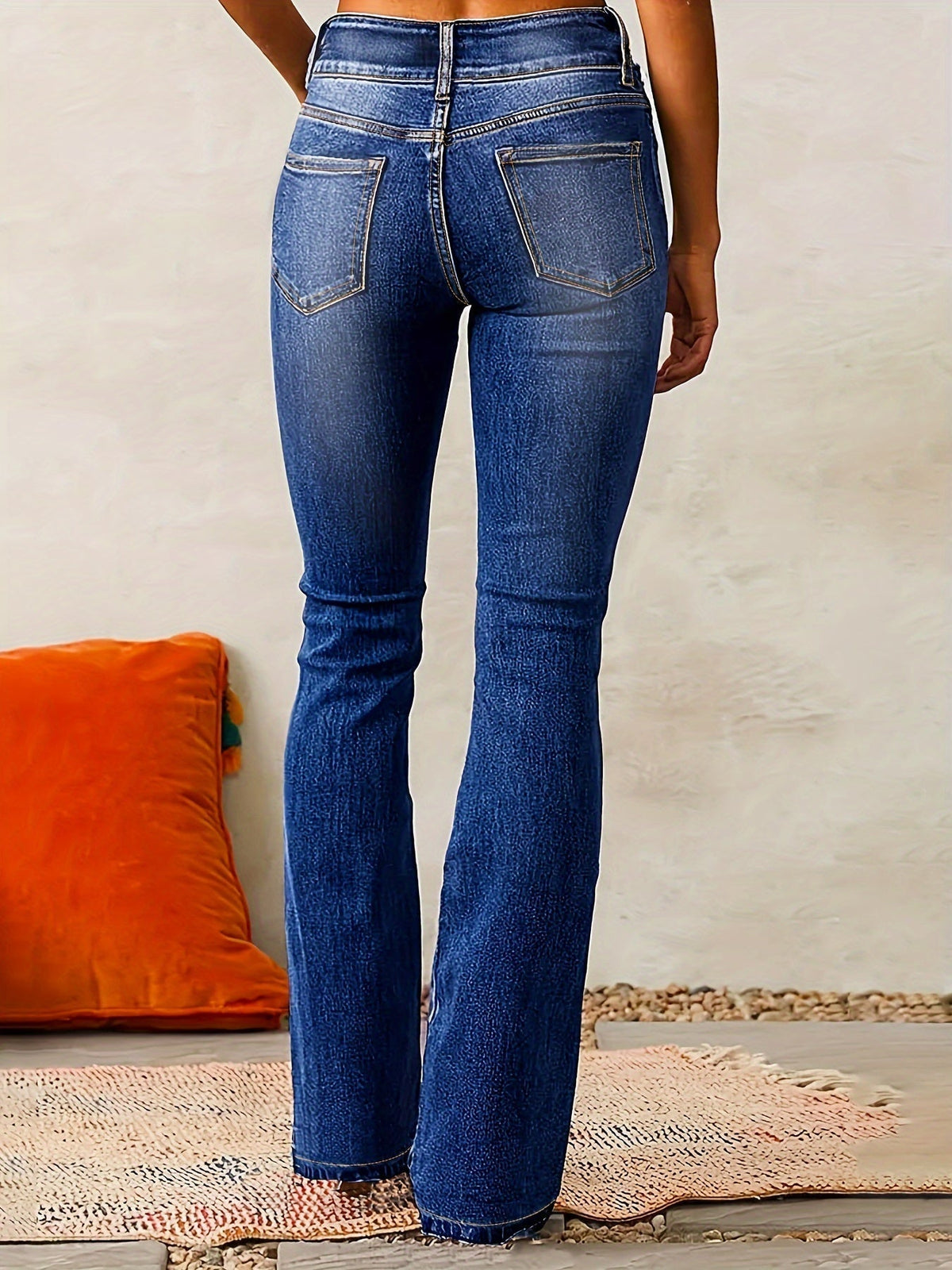 Tierra – High-Waisted Skinny Jeans with Zipper Detail