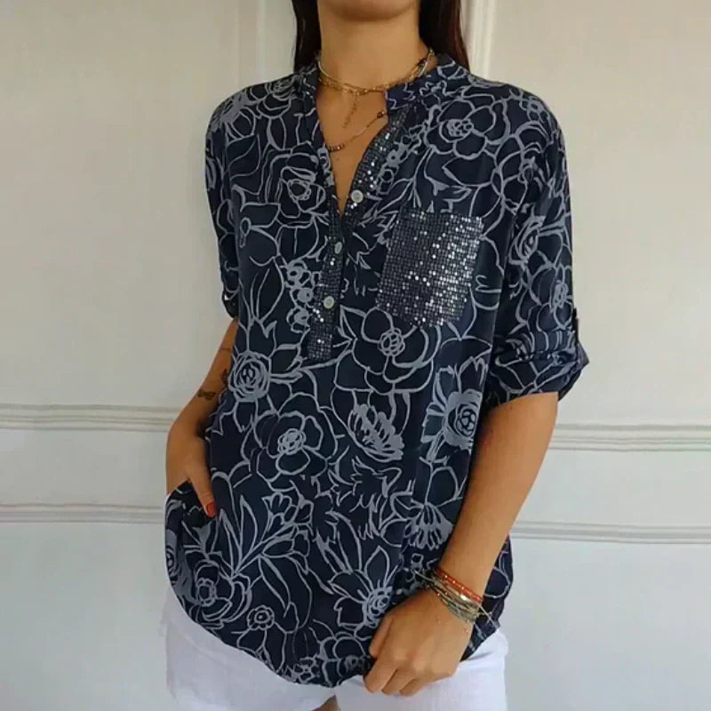 Tatiana - Lightweight Floral Blouse